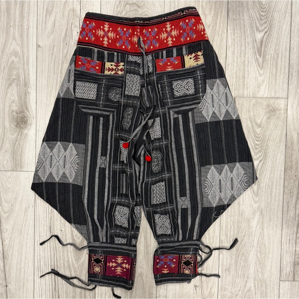 Bohemian Patchwork Harem Pants